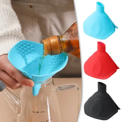 Silicone Kitchen Fan Shaped Funnel Clip (1 pair)